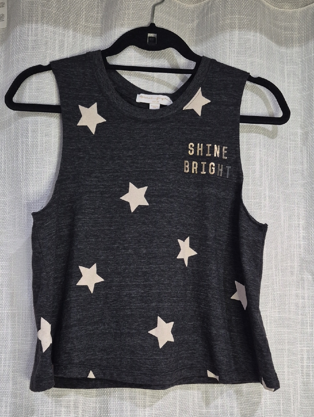 Spiritual GANSTER x Equinox Shine Bright Star Print Tank Top - Dark Gray